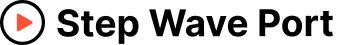 Step Wave Port